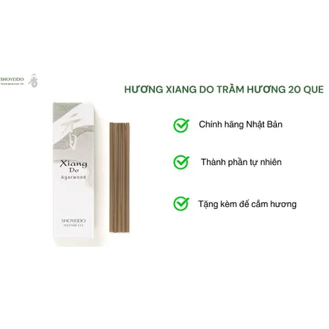 Hương thơm Agarwood (20 que) - Hương Trầm Tự Nhiên
