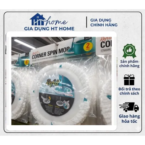 Combo 2 bông lau ETM494RFL thay thế của Bộ lau nhà LocknLock ETM494