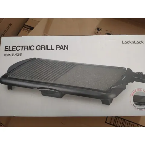 EJG231 - Bếp nướng điện Lock&Lock Electric Grill Pan, 220-240V, 2000W,50/60Hz - Màu đen
