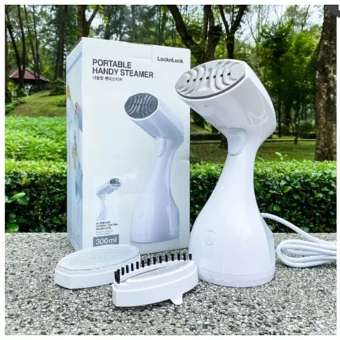 ENI222WHT Bàn là hơi nước cầm tay Locknlock Portable Handy Steamer, 220-240V, 50/60Hz, 1500W, 300ml- Màu trắng