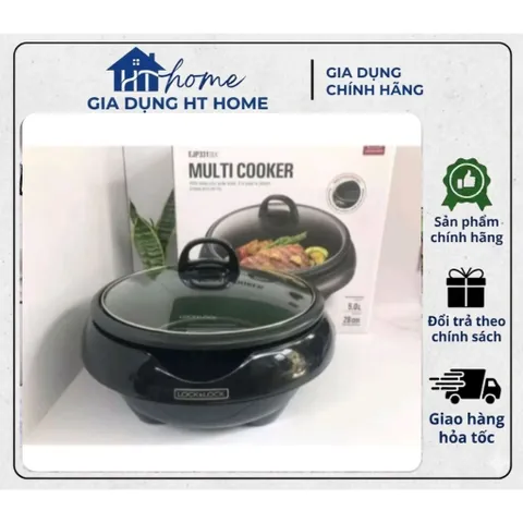 Nồi Lẩu Nướng Đa Năng Lock and Lock Model EJP331BLK