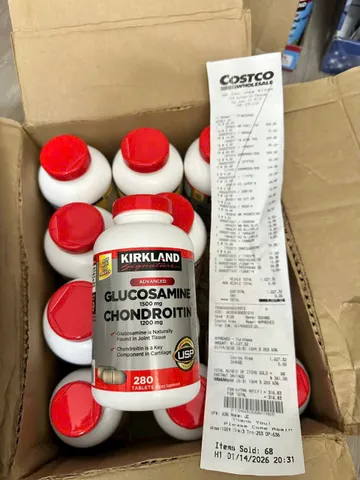 Viên uống Glucosamine Chondroitin  Kirkland 280 viên - Hàng Mỹ