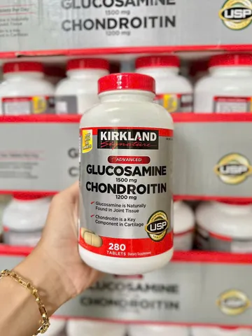Viên uống Glucosamine Chondroitin  Kirkland 280 viên - Hàng Mỹ