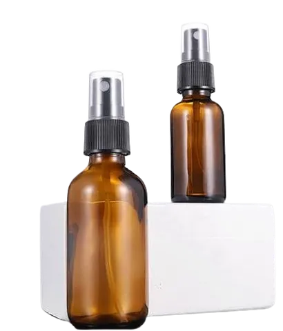 Lọ thủy tinh 100ml nâu, nắp xịt