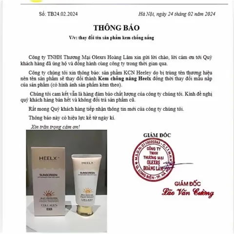 HEELX Kem Chống Nắng Mẫu Mới 2026 Collagen Sunscreen 88ml Chống Tia UV Hiệu Quả Dưỡng Da Mềm Mịn Phù Hợp Mọi Loại Da
