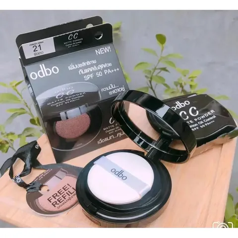 Phấn nước Odbo CC Matte Powder Cushion SPF50 PA+++ (kèm lõi refill)