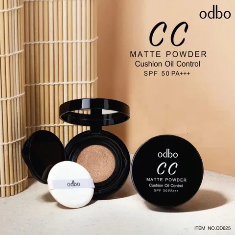 Phấn nước Odbo CC Matte Powder Cushion SPF50 PA+++ (kèm lõi refill)