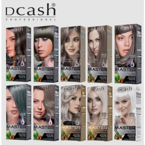DCASH Professional Master Organic 60ml Màu ĐEN Kem Nhuộm Tóc Chuyên Nghiệp Dưỡng Tóc Mềm Mượt Thái Lan