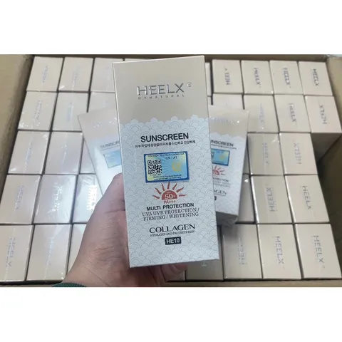 Combo X3  HEELEY Kem Chống Nắng(Mẫu Mới 2026) Collagen Sunscreen 88ml Chống Tia UV Hiệu Quả Dưỡng Da Mềm Mịn Phù Hợp Mọi