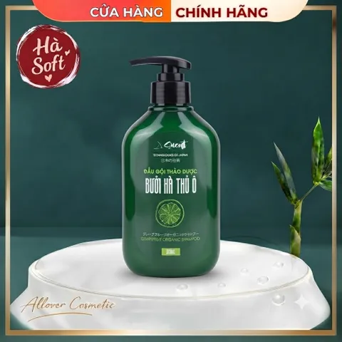 Dầu Gội- Dầu Xả thảo dược Bưởi Hà Thủ Ô sạch gàu - đen tóc