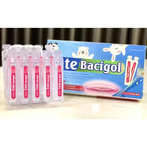 Siro Men tiêu hoá Ente Bacigol bổ sung lợi khuẩn cân bằng vi khuẩn đường ruột tiêu hóa tốt hơn