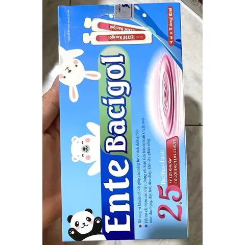 Siro Men tiêu hoá Ente Bacigol bổ sung lợi khuẩn cân bằng vi khuẩn đường ruột tiêu hóa tốt hơn