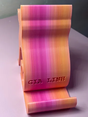 Giá Đỡ Điện Thoại Hình Chú Chó In 3D Đa Sắc – Khắc Tên Theo Yêu Cầu, Decor Bàn Làm Việc Độc Đáo