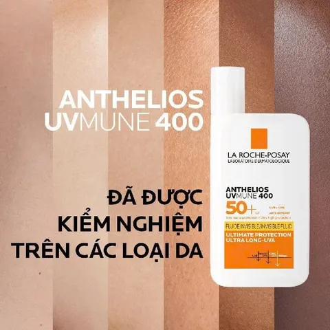 Sữa chống nắng La Roche-posay Laboratoire Dermatologiue Anthelios Uvmune 400 Invisible Fuild SPF50+ PA++++ 50ml