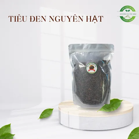 Tiêu đen nguyên hạt - Gói 0.5KG - Cay Thơm Gia Vị