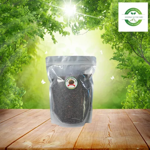 Tiêu đen nguyên hạt - Gói 0.5KG - Cay Thơm Gia Vị
