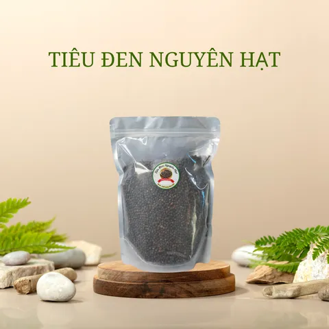 Tiêu đen nguyên hạt - Gói 0.5KG - Cay Thơm Gia Vị
