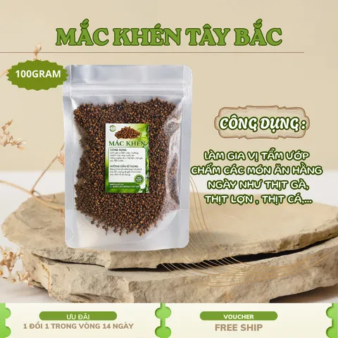 Hạt Mắc Khén Tây Bắc Hàng Loại 1 - Túi 100G