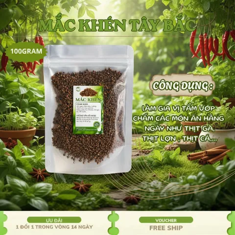 Hạt Mắc Khén Tây Bắc Hàng Loại 1 - Túi 100G