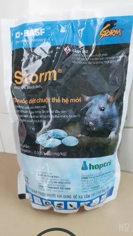 Thuốc Diệt Chuột STORM 1kg-Hiệu quả diệt chuột kể cả loài kháng thuốc - An toàn -Tiện dụng-Chính hãng