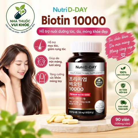 Biotin - Nutri D-Day PREMIUM Biotin 10000