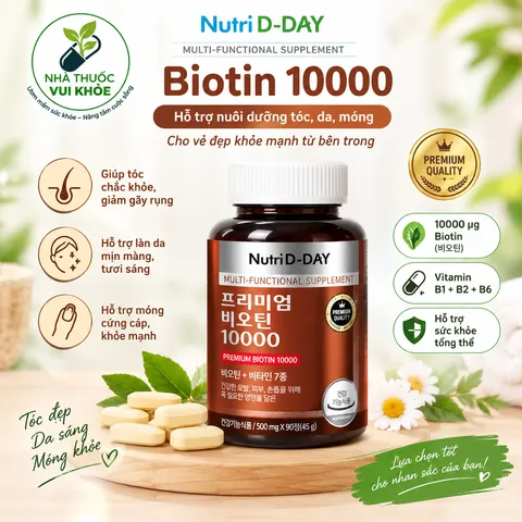 Biotin - Nutri D-Day PREMIUM Biotin 10000