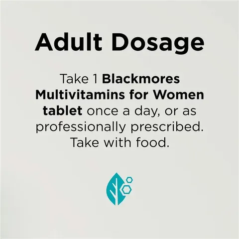 Blackmores Multivitamin For Women - Hỗ trợ hình thành collagen và sức khỏe làn da chính hãng Úc