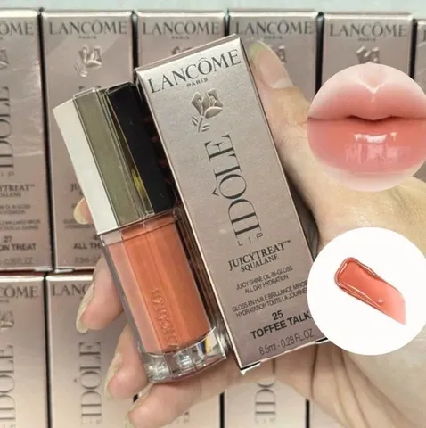 ✨ Son bóng Lancôme Lip Idôle JuicyTreat Oil-In-Gloss 25 dưỡng môi căng mọng, giao nhanh 2h