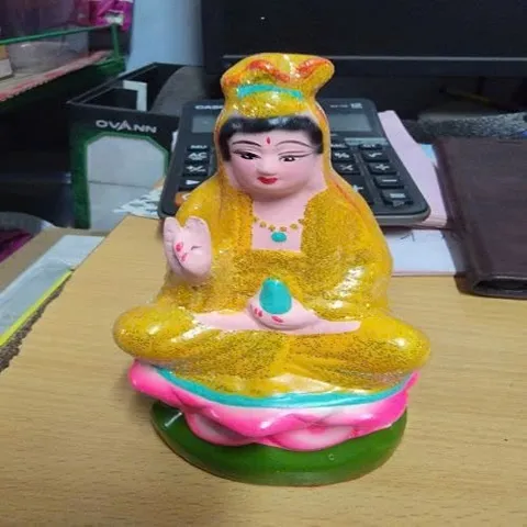 Tượng quan âm đất nung 15cm gieo duyên