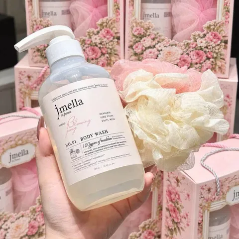 ✨ Set Sữa Tắm Jmella No5 Sparkling Rose dưỡng ẩm thơm lâu 500ml Giao Hàng Nhanh Tiết Kiệm