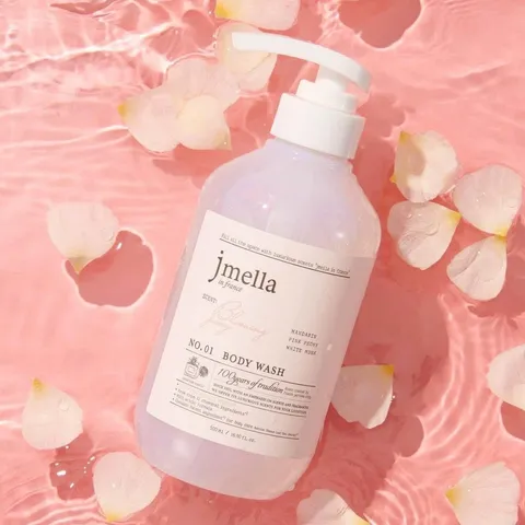 ✨ Set Sữa Tắm Jmella No5 Sparkling Rose dưỡng ẩm thơm lâu 500ml Giao Hàng Nhanh Tiết Kiệm