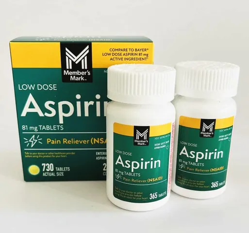 💊 Aspirin Member's Mark 81mg Hỗ Trợ Tim Mạch 365 Viên - Giao Nhanh Tiết Kiệm Thời Gian