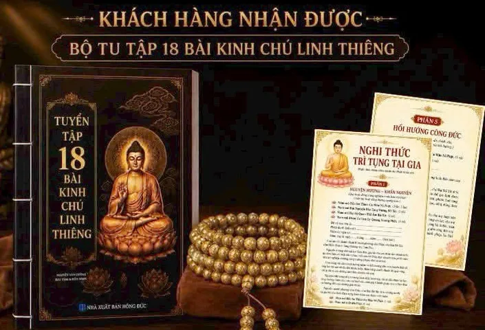 GIEO DUYÊN SỔ TAY  18 BÀI KINH THIÊNG LIÊNG VÀ 20 BÀI KINH TỪ BI