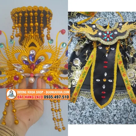 DT06 - BỘ ÁO MÃO MẸ DIÊU TRÌ CHO TƯỢNG 30CM, 35CM VÀ 40CM MẶC ĐƯỢC