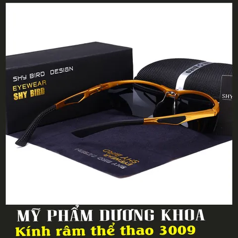 KÍNH RÂM THỂ THAO 3009 - Kính râm thể thao 3009 thiết kế nhẹ, bền, bảo vệ mắt tối đa và thoải mái cho người đeo 879696