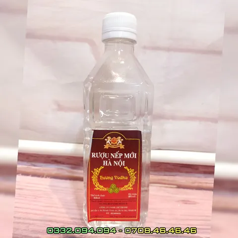 Rựu Cúng Nếp Thơm Hà Nội chai 420ml - Shop Phật Giáo DƯƠNG KHOA