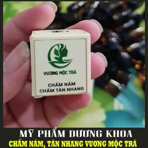 Chấm nám tàn nhang sẹo rỗ chấm là da đẹp lắp đầy sẹo rỗ VƯƠNG MỘC TRÀ - sản phẩm chuyên dùng trong spa