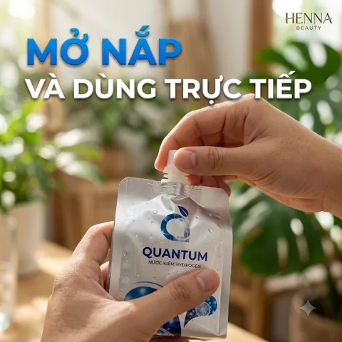 [TỰ NHIÊN] Nước Uống Hydrogen Quantum Công Nghệ Chuyên Biệt ORP Âm Cấp Ẩm Thẩm Thấu Nhanh