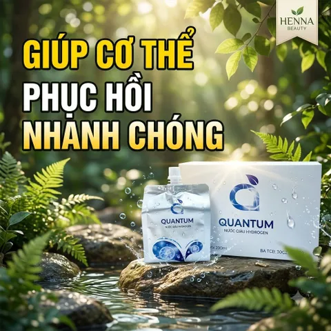 [VI KHOÁNG] Nước Uống Hydrogen Quantum Nguồn Nước Tự Nhiên Giàu Khoáng Chất Thẩm Thấu Nhanh