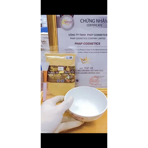 Tặng cọ, Mặt nạ dạng bột thuốc bắc mask pháp dùng trong spa cao cấp, trắng da,ngừa mụn,lão hóa 879926