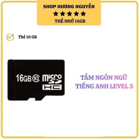 Thẻ nhớ 16 GB- Tắm ngôn ngữ thơ truyện cho các bạn tiểu học 300k 880081