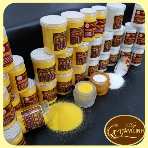 Cát kim sa vàng đặt lư hương_cát vàng tro đặt lư hương thờ cúng loại 500gr và 1000gr