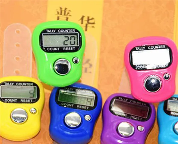Máy đếm số niệm Phật - Máy niệm Phật mini, có màn hình hiển thị dễ dàng sử dụng DƯƠNG KHOA SHOP 880421