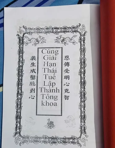 SỔ TAY SÁCH CÚNG GIẢI THÁI TUẾ SONG NGỮ