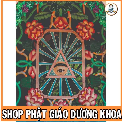 Tranh THIÊN NHÃN - ĐẠO CAO ĐÀI - có khung ,có hoả tốc ĐẸP