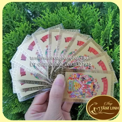 Hàng cao cấp, Kim bài Ngũ Lộ Thần Tài phù khai vận mở cung tài lộc giàu có - Đã chú nguyện, ĐÃ ĐƯỢCTRÌ PHÉP DO CÁC SƯ