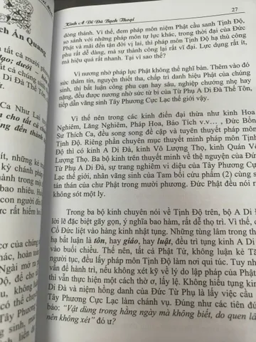 Sổ tay Sách - Kinh A Di Đà Bạch Thoại Giải Thích (gieo duyên)
