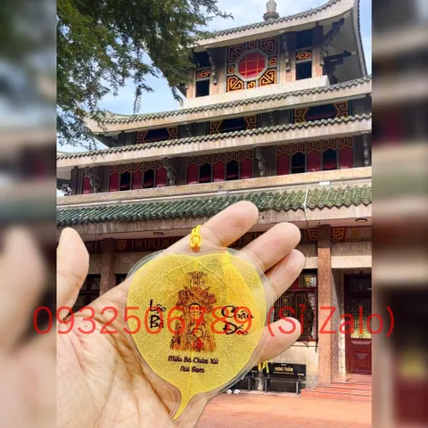 Lá Bồ Đề Bà Chúa Xứ Châu Đốc Trang Trí Ốp Điện Thoại Trang Trí Ốp Điện Thoại , treo làm đẹp