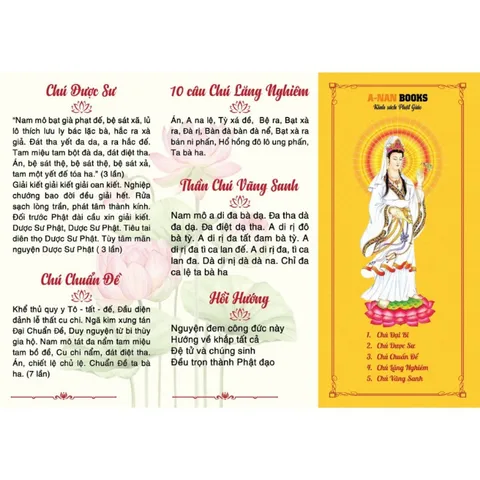 Tờ Chú Đại Bi cao cấp - vật phẩm phong thủy TÔ TÂM QUANG