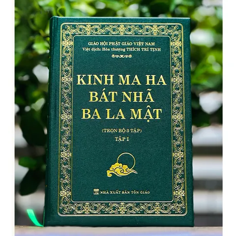 SỔ TAY Sách - Kinh Ma Ha Bát Nhã Ba La Mật - Bìa Cứng (Trọn Bộ 3 Tập)